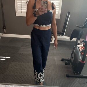 Christian Lacroix Navy 2 piece set